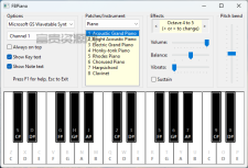 电子琴软件【FBPiano v1.0】单文件版